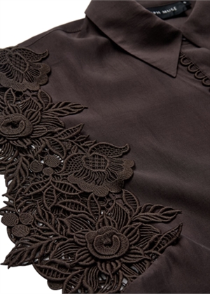 Molly 3D lace skjorte top Mulch Copenhagen Muse 